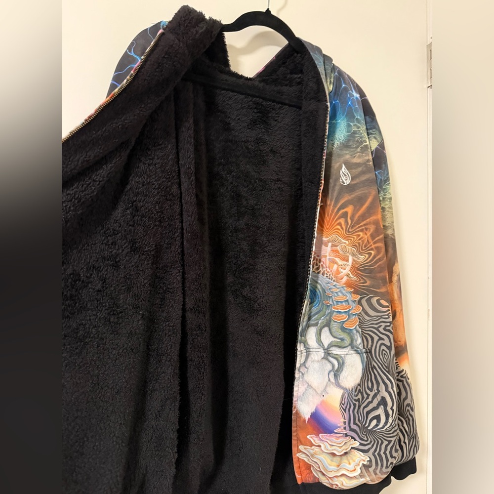 Threyda Neurogenesis Sherpa Hoodie by Blake Foster - size XXL - Picture 6 of 14